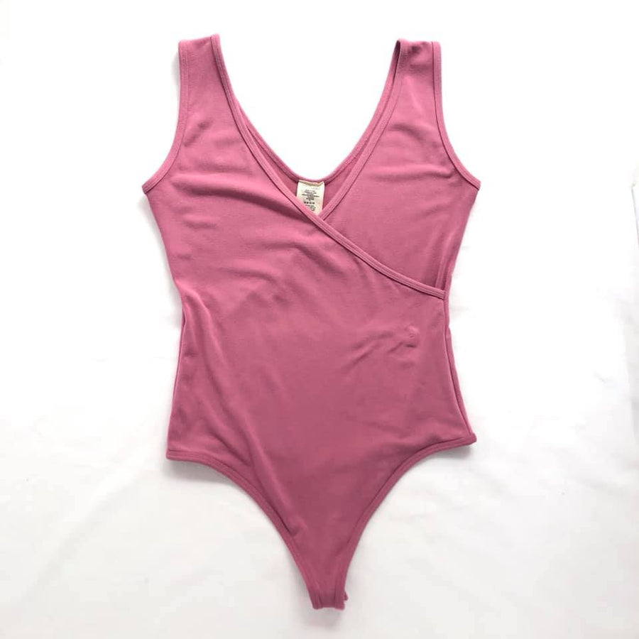 Bamboo Sleeveless Wrap Bodysuit