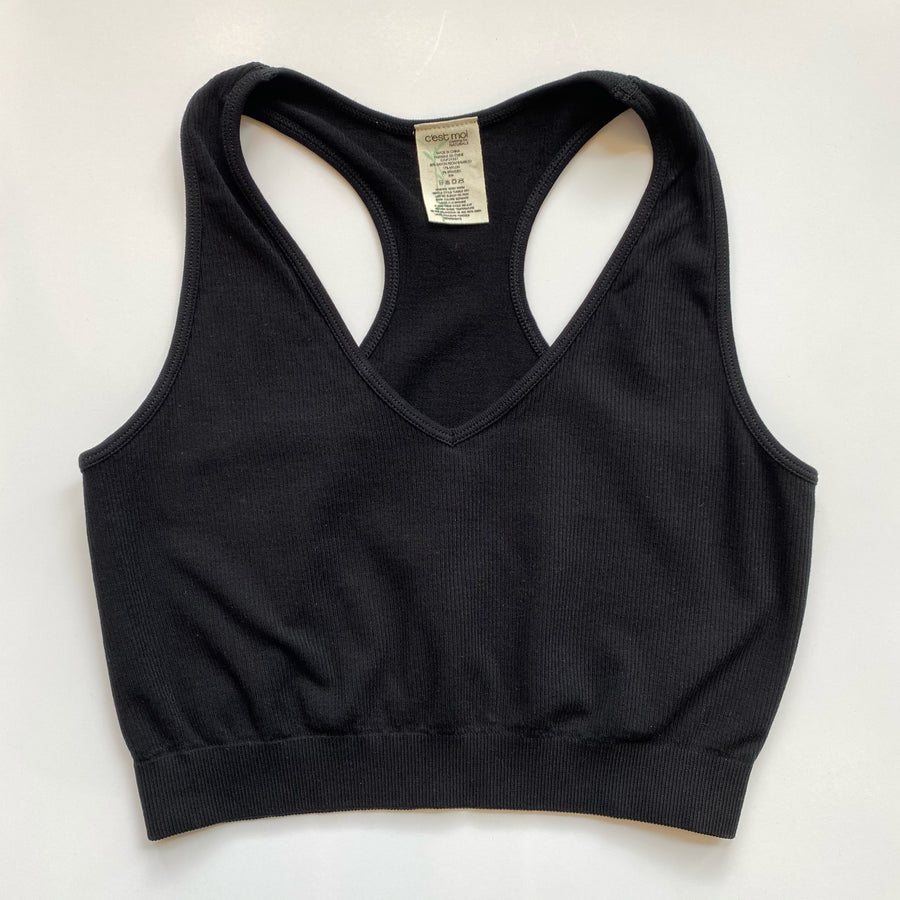 Bamboo Crop Racerback Tank