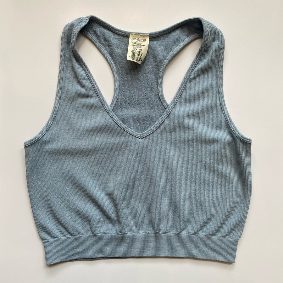 Bamboo Crop Racerback Tank
