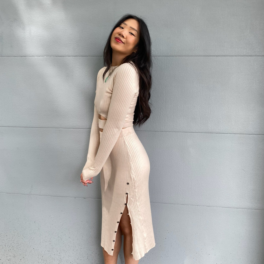 ELOISE Knit Midi Skirt
