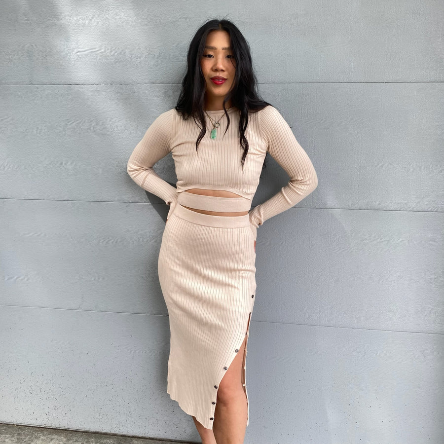 ELOISE Knit Midi Skirt