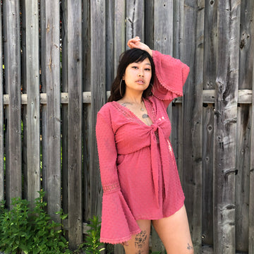 JEWEL Tie Front Romper