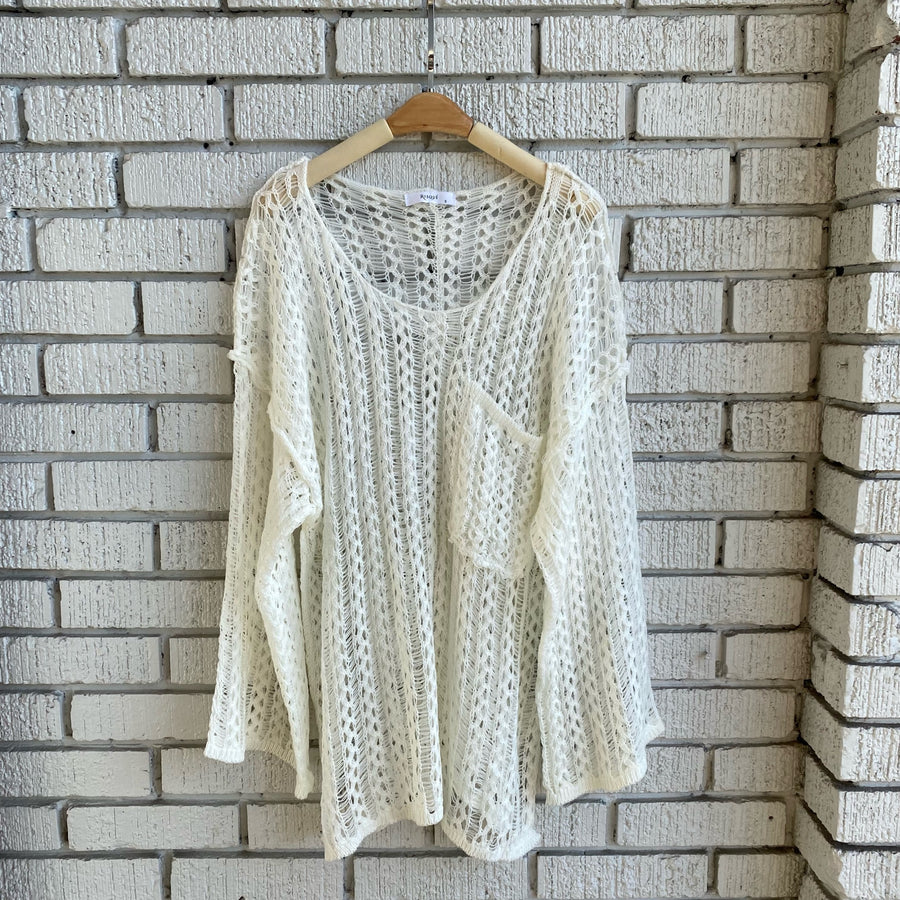 DEL SOL Loose Knit Sweater