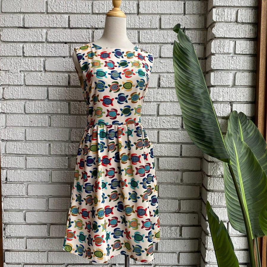 TURTLE CROSSING Mini Dress