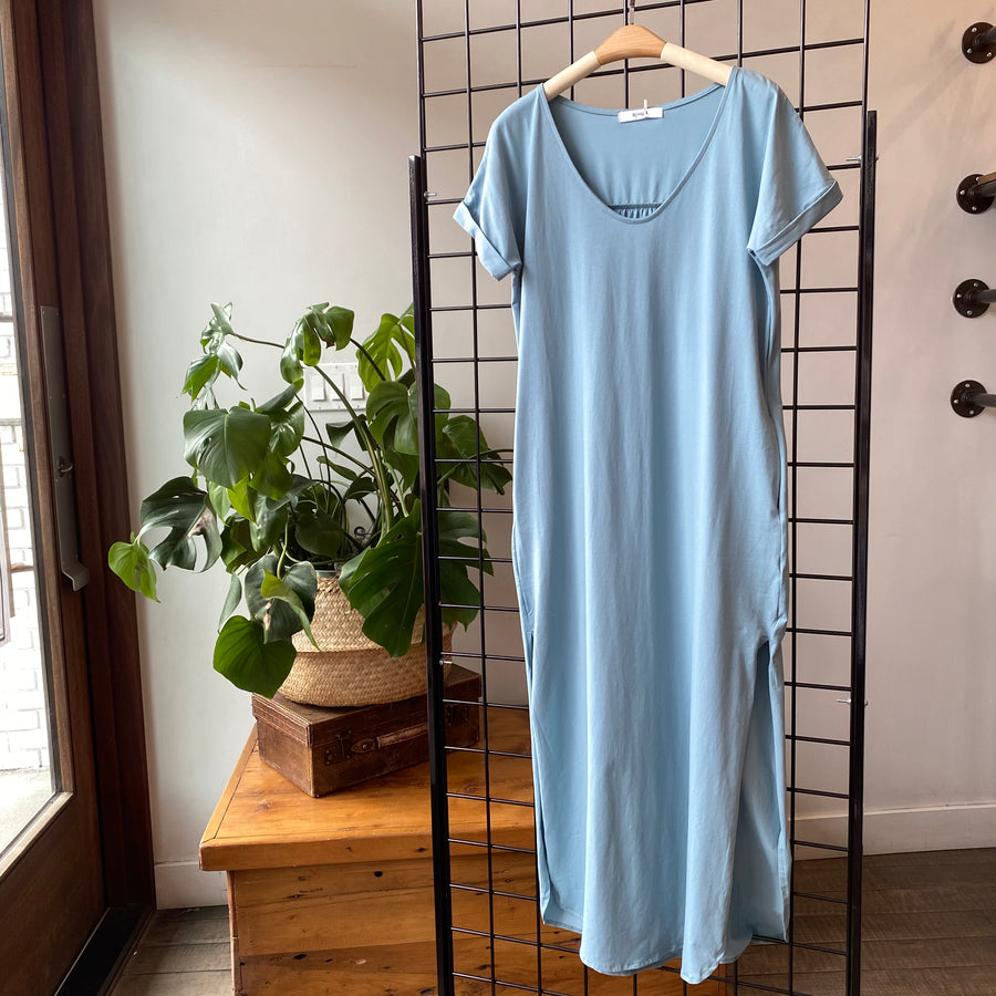 CATE Short Sleeve Maxi Dress