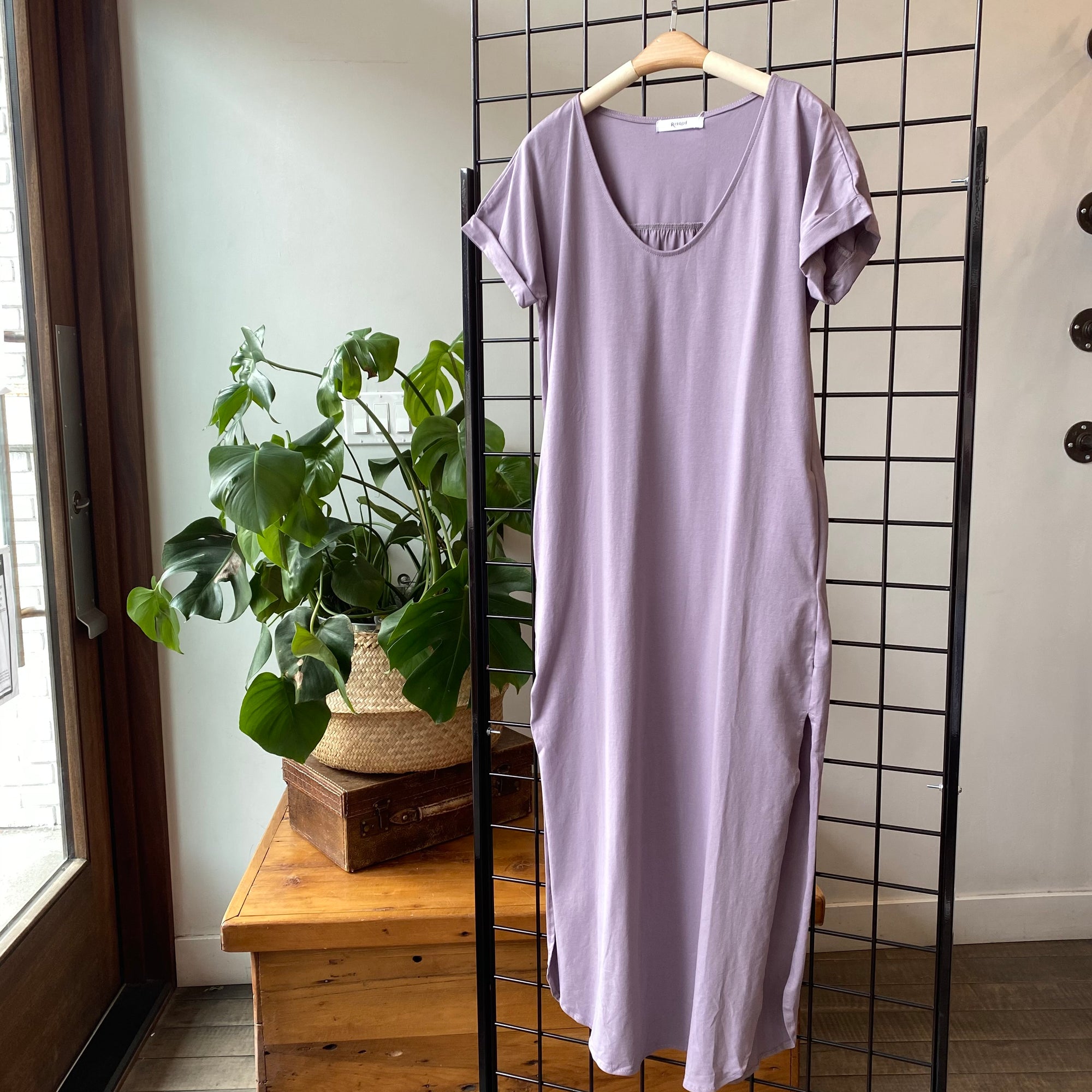 CATE Short Sleeve Maxi Dress