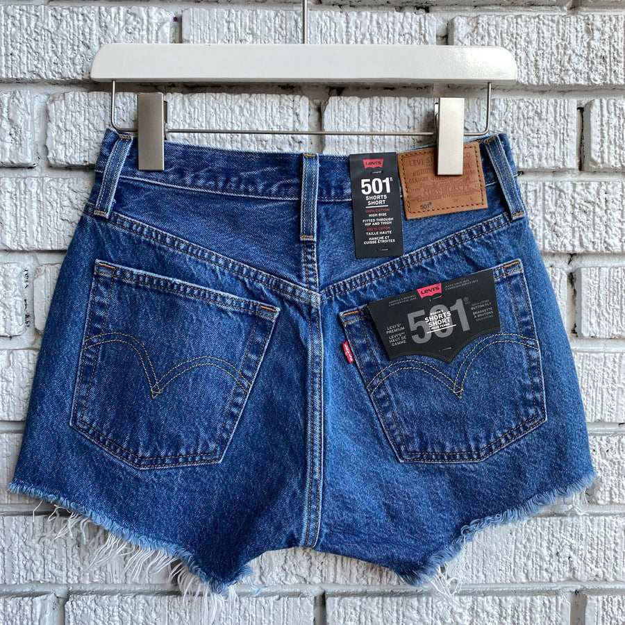 LEVI'S Distressed 501 Shorts