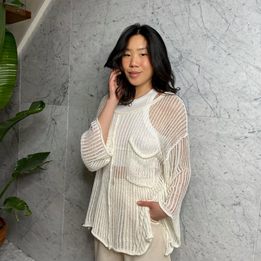 DEL SOL Loose Knit Sweater