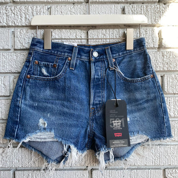 LEVI'S Distressed 501 Shorts