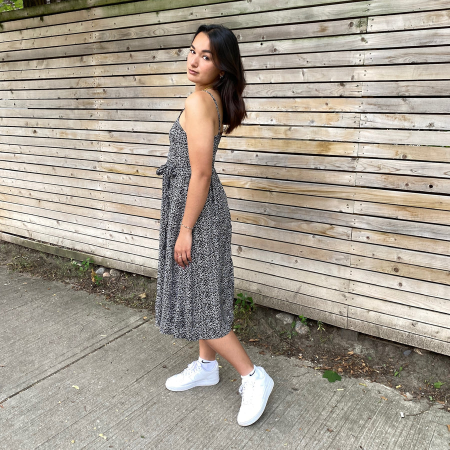 VERNAZZA Floral Midi Dress