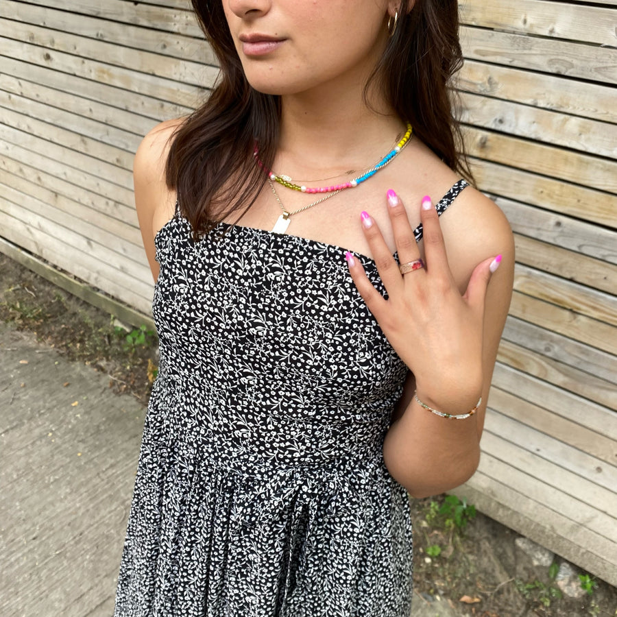 VERNAZZA Floral Midi Dress