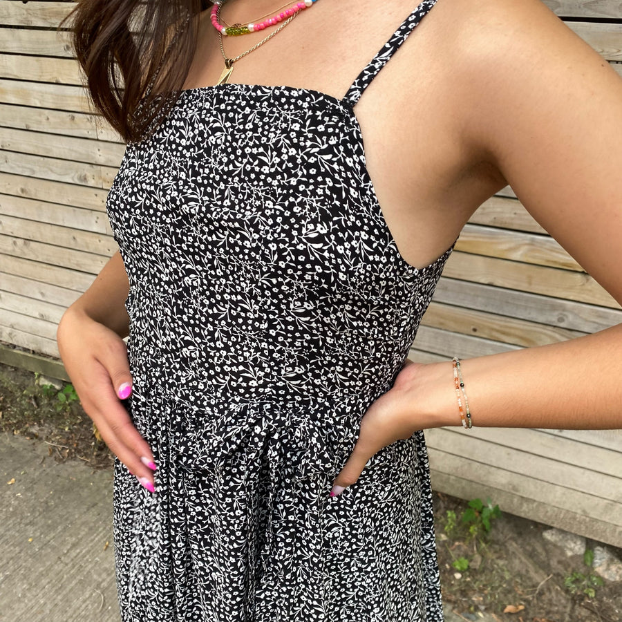 VERNAZZA Floral Midi Dress