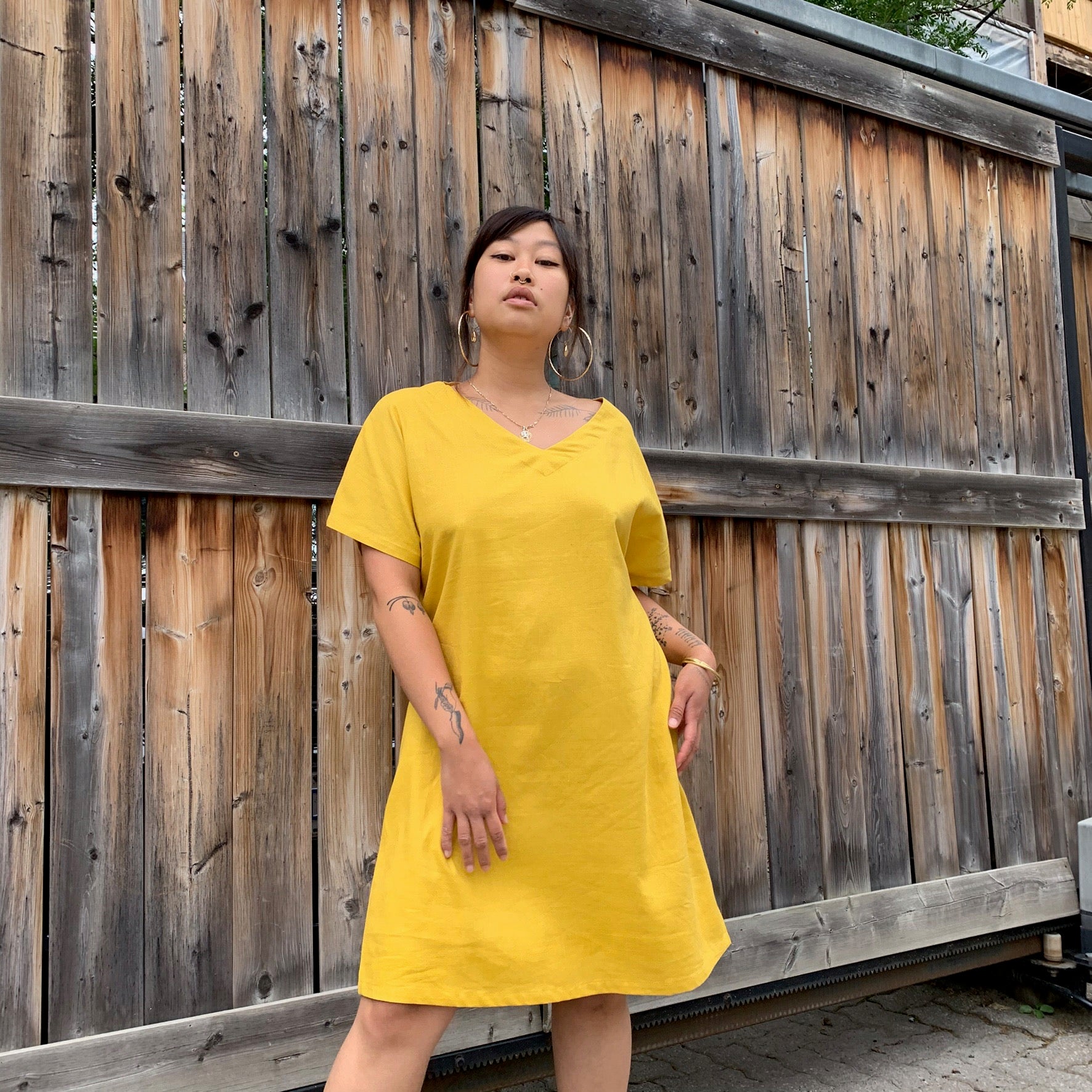 SIMONE Linen Dress