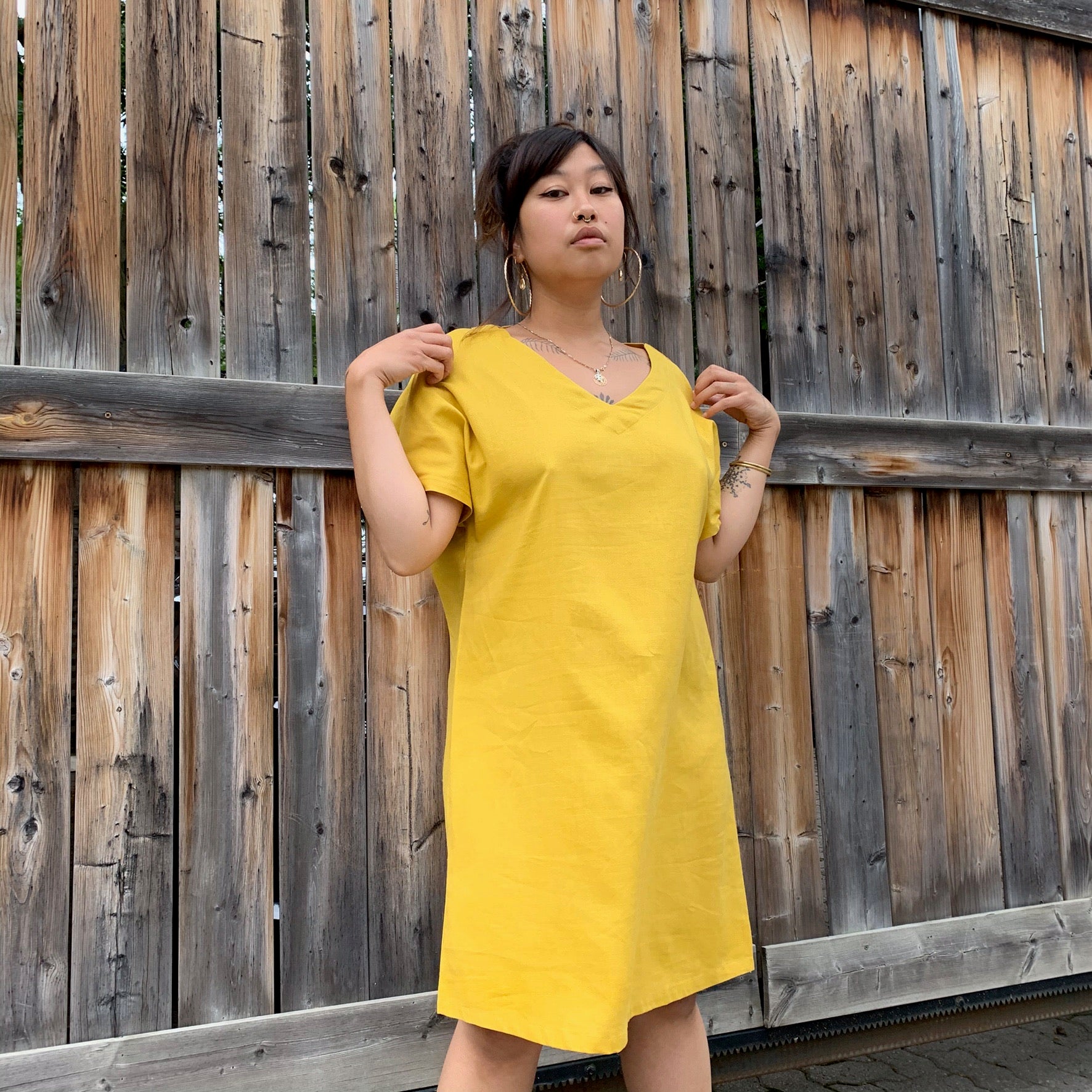 SIMONE Linen Dress