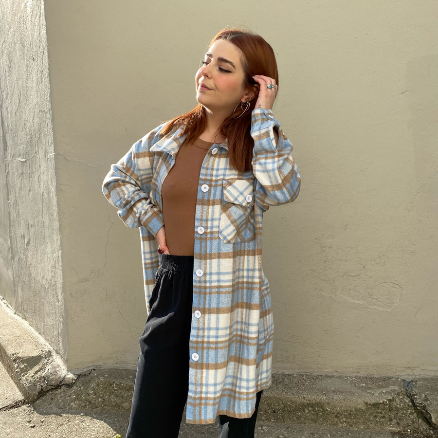 WINNIE Plaid Shacket