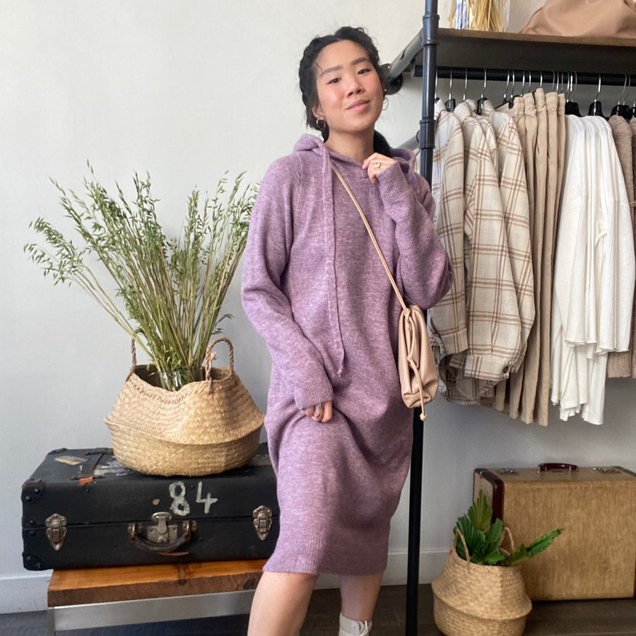 CAIA Hoodie Sweater Dress