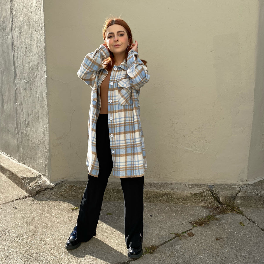 WINNIE Plaid Shacket