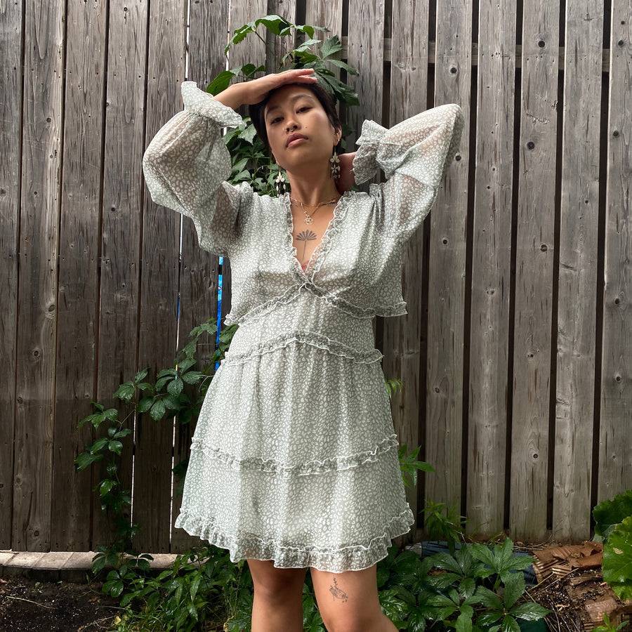 KARRY Backless Floral Dress
