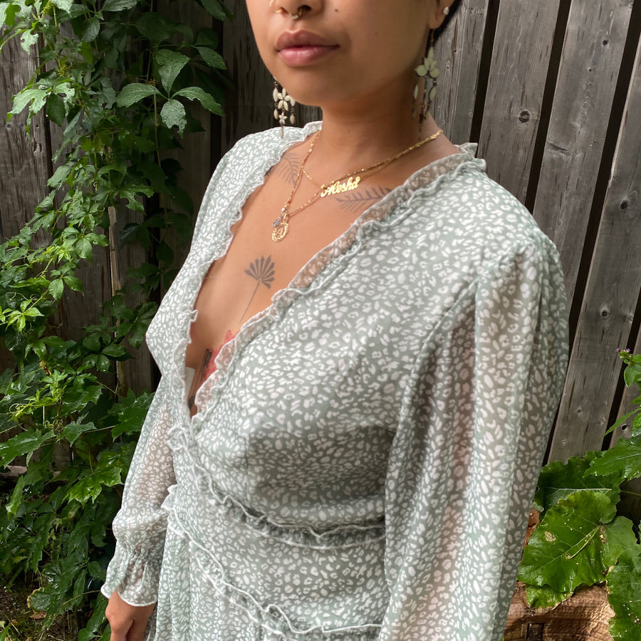 KARRY Backless Floral Dress