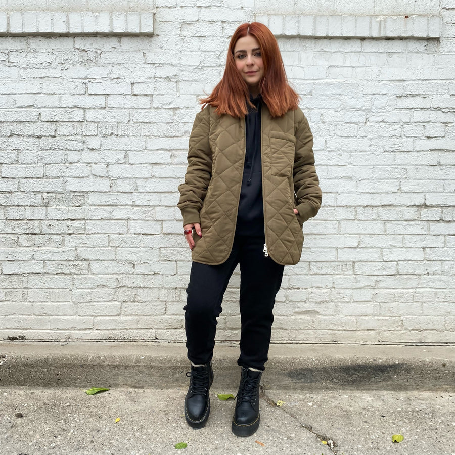 QUINN Oversized Quilted Jacket