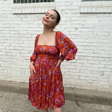 ROUX Floral Print Dress