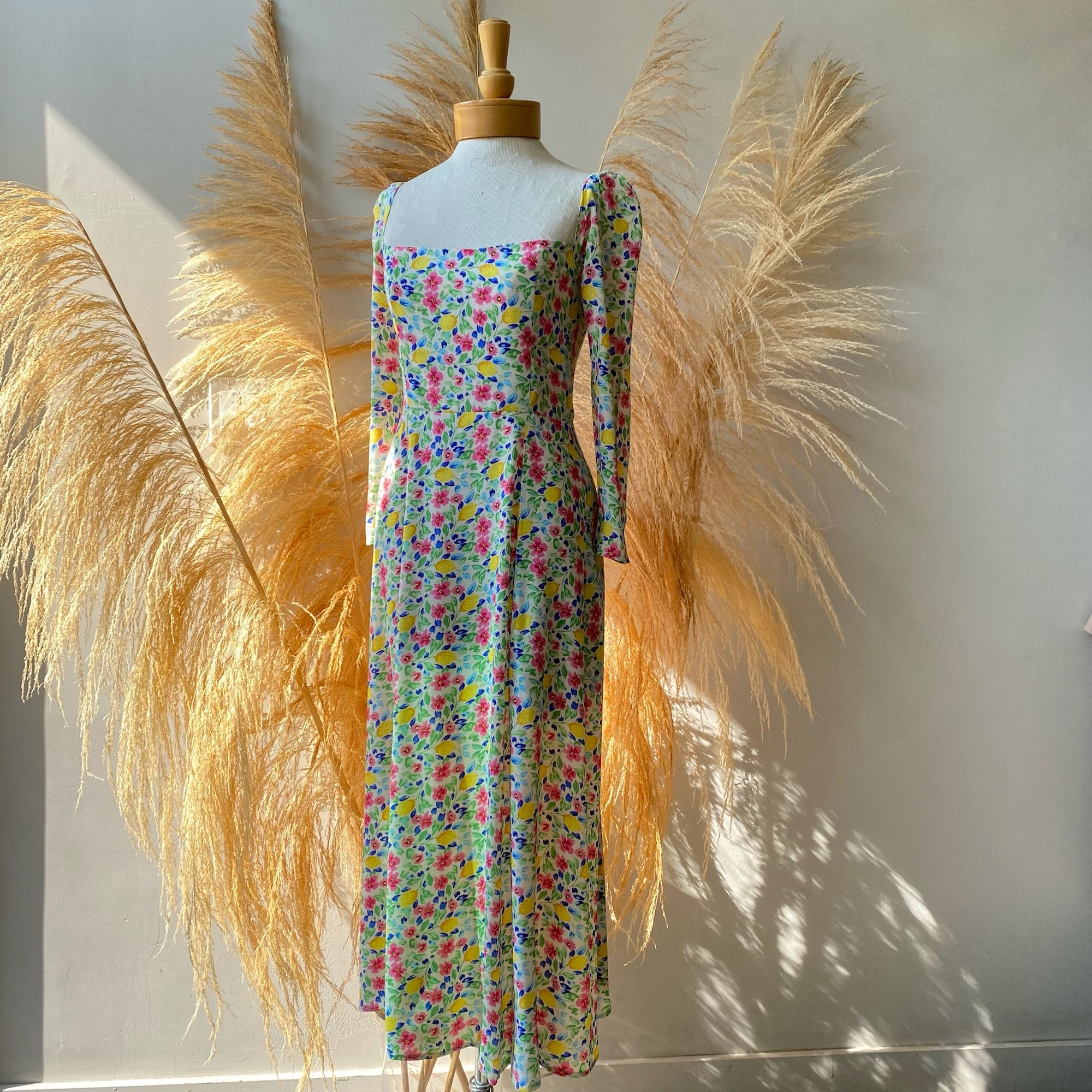 LIMONA Floral Maxi Dress