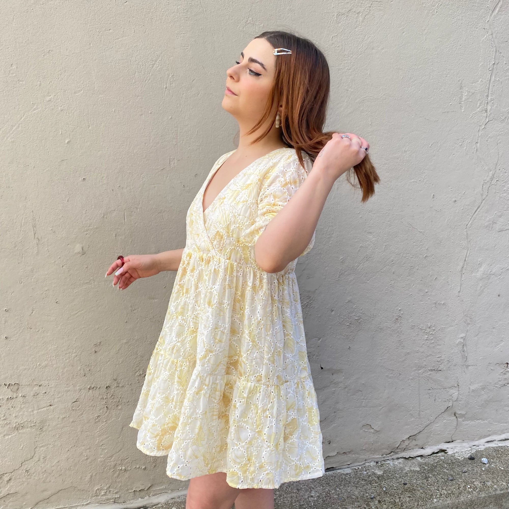 SOLEIL Babydoll Dress