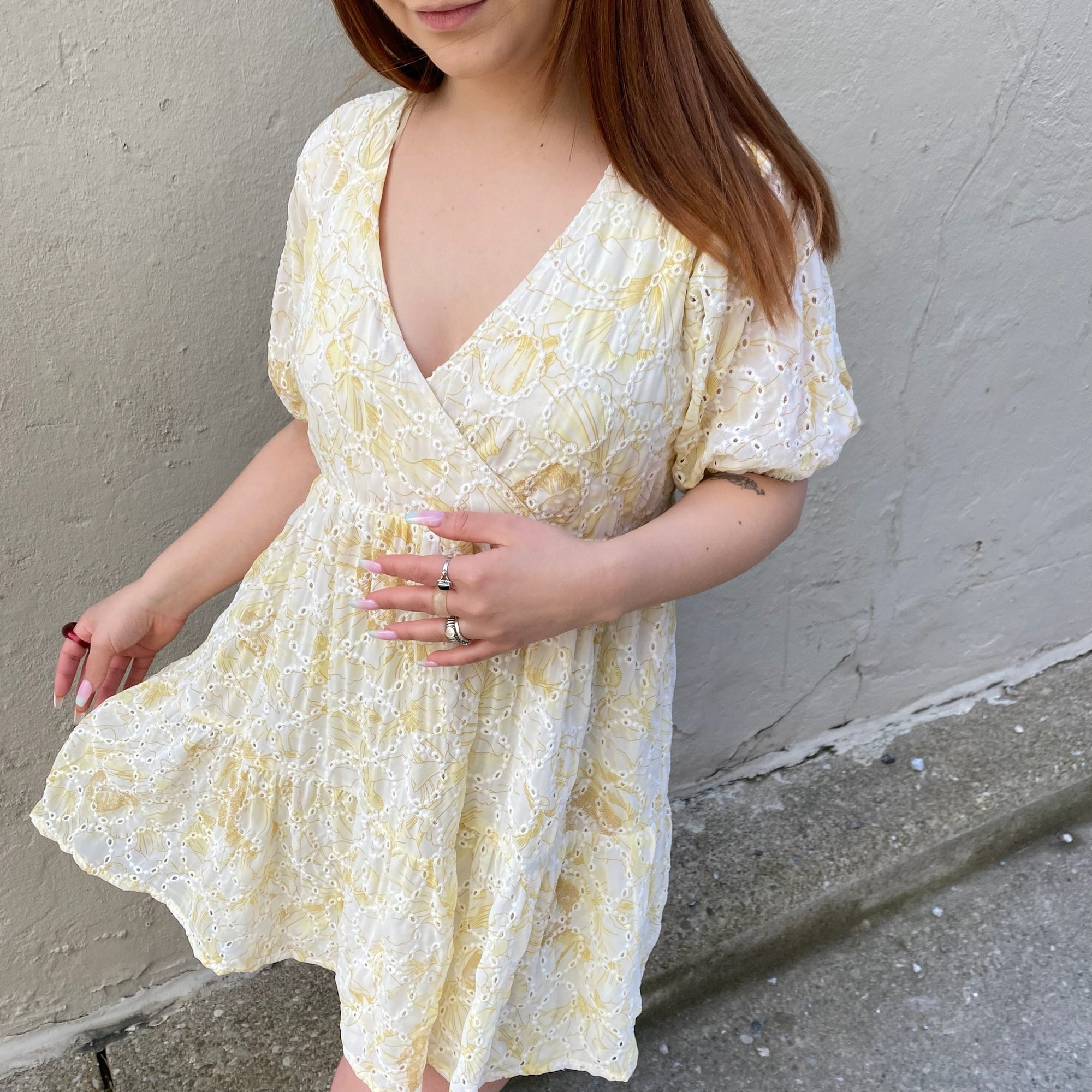 SOLEIL Babydoll Dress
