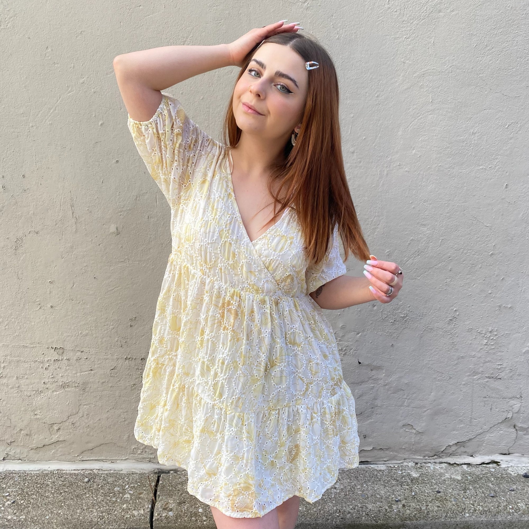 SOLEIL Babydoll Dress