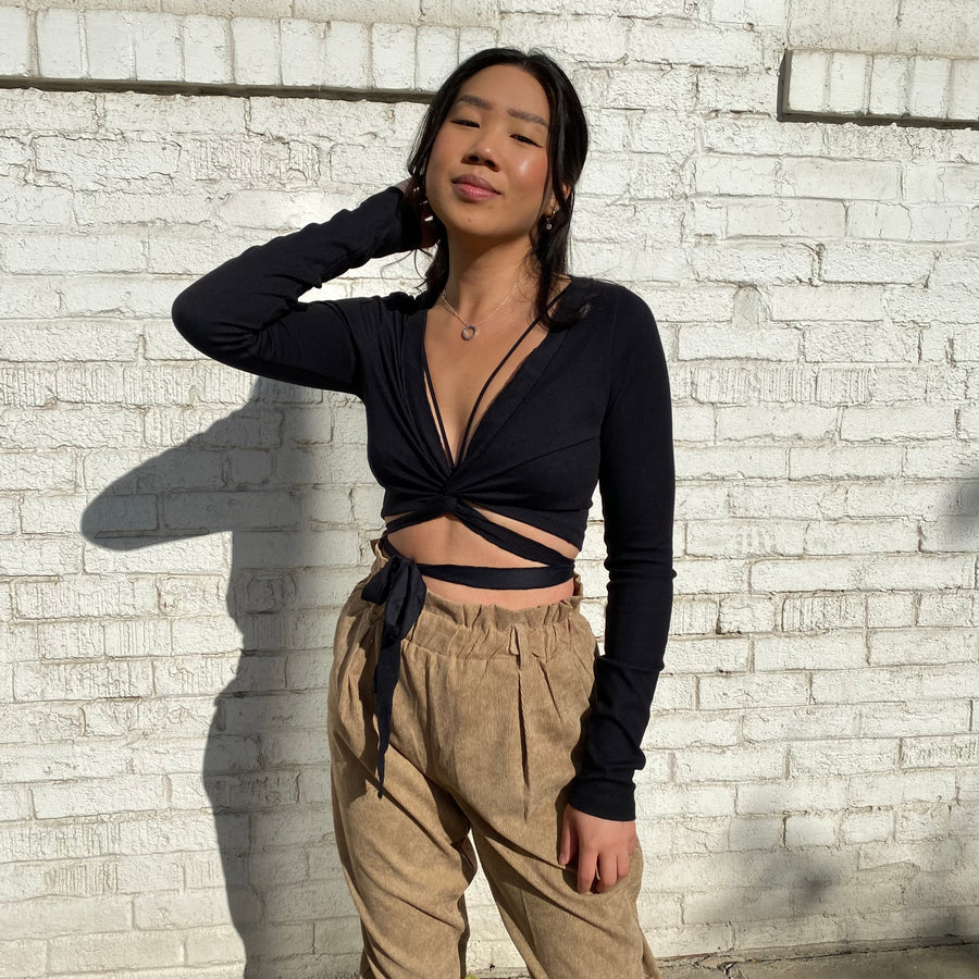 HAYES Wrap Top