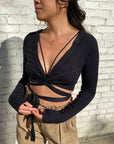 HAYES Wrap Top