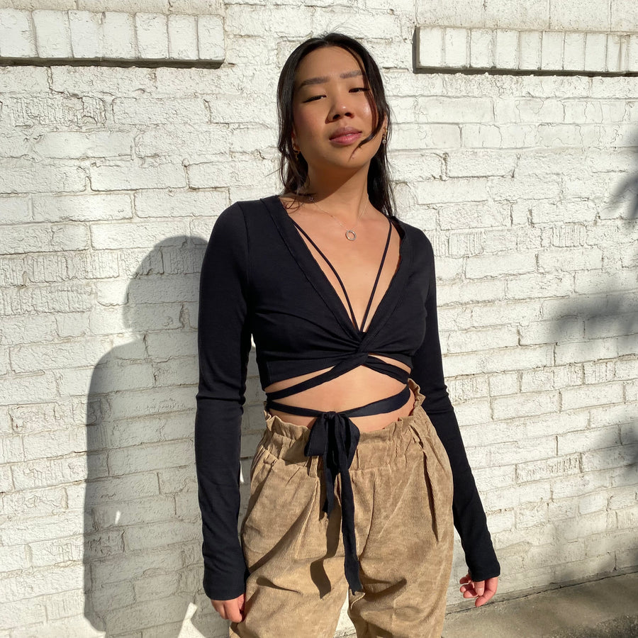 HAYES Wrap Top