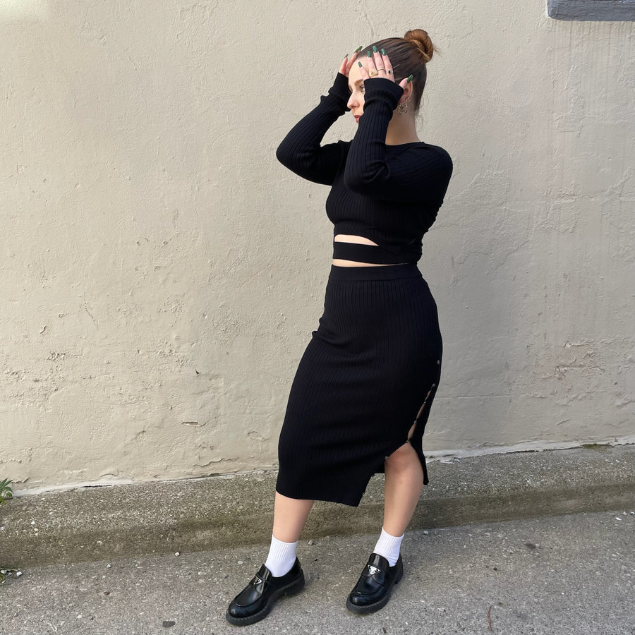 ELOISE Knit Midi Skirt