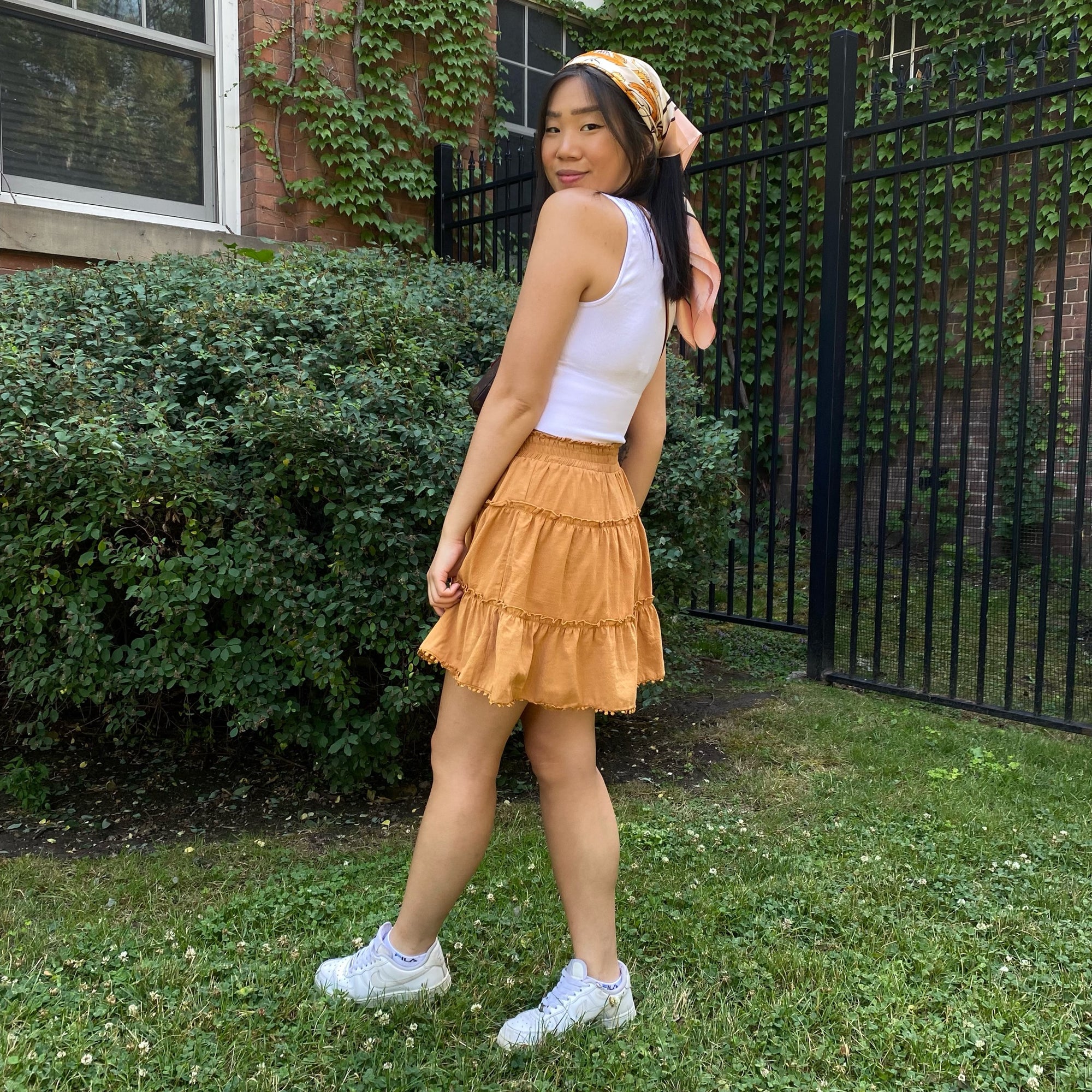 DAISY Ruffle Mini Skirt