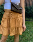 DAISY Ruffle Mini Skirt