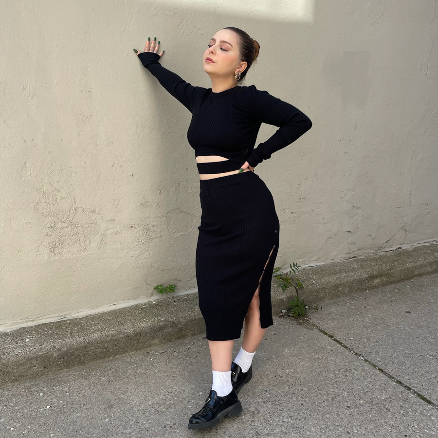 ELOISE Knit Midi Skirt