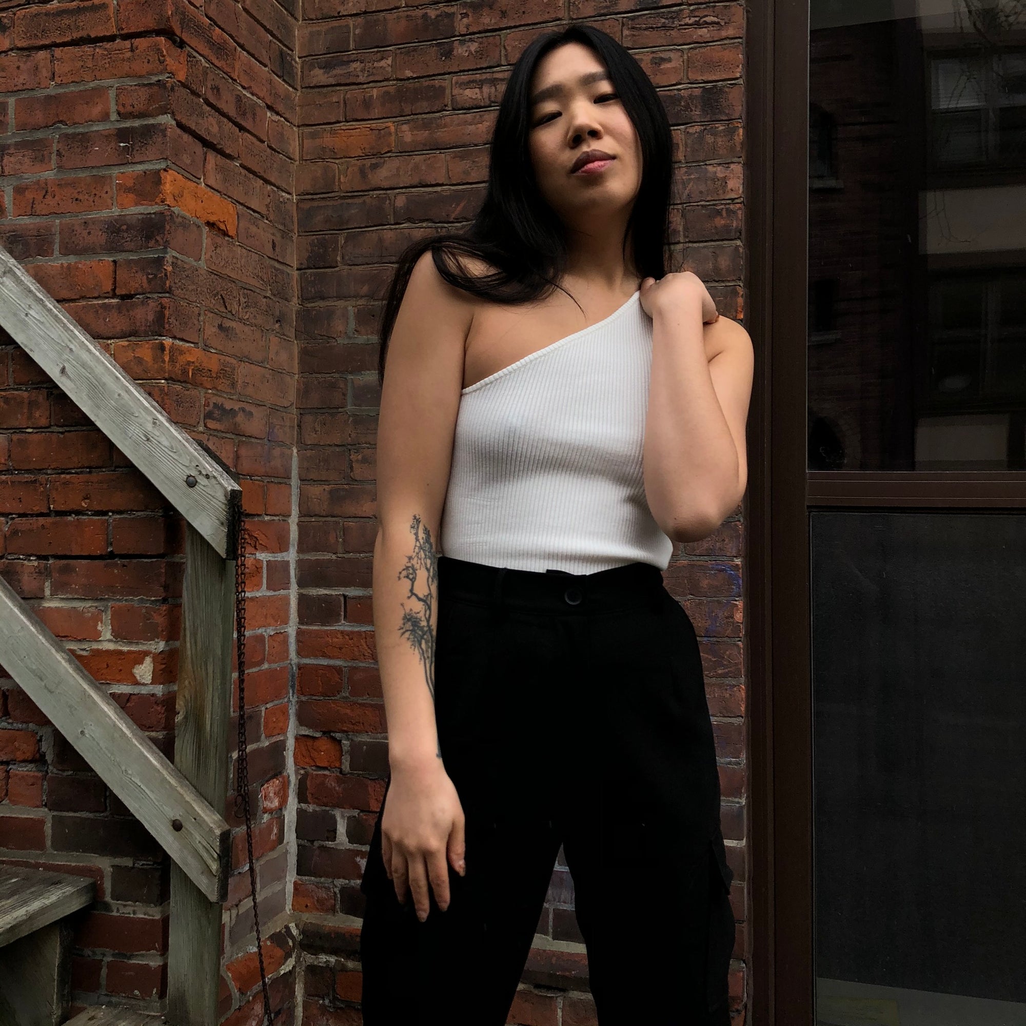 SCORPIO One Shoulder Tank