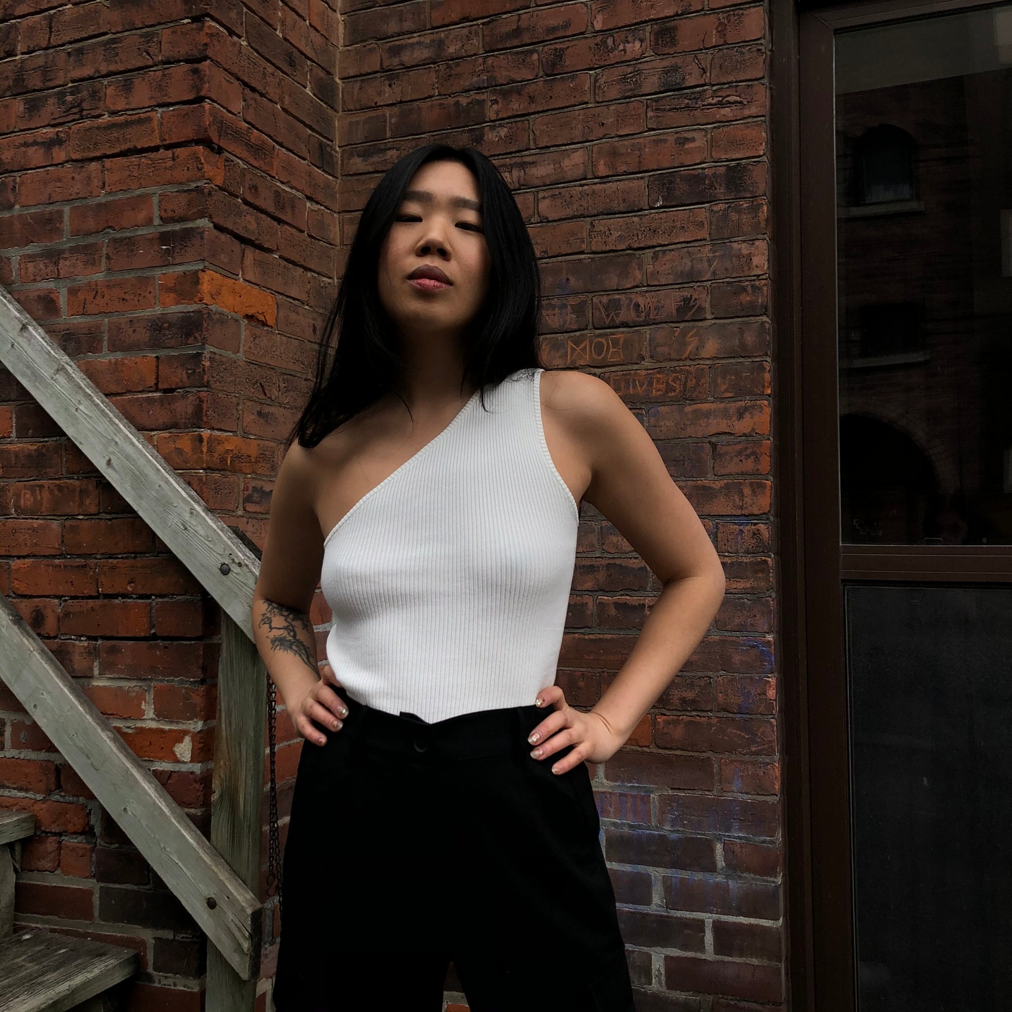 SCORPIO One Shoulder Tank