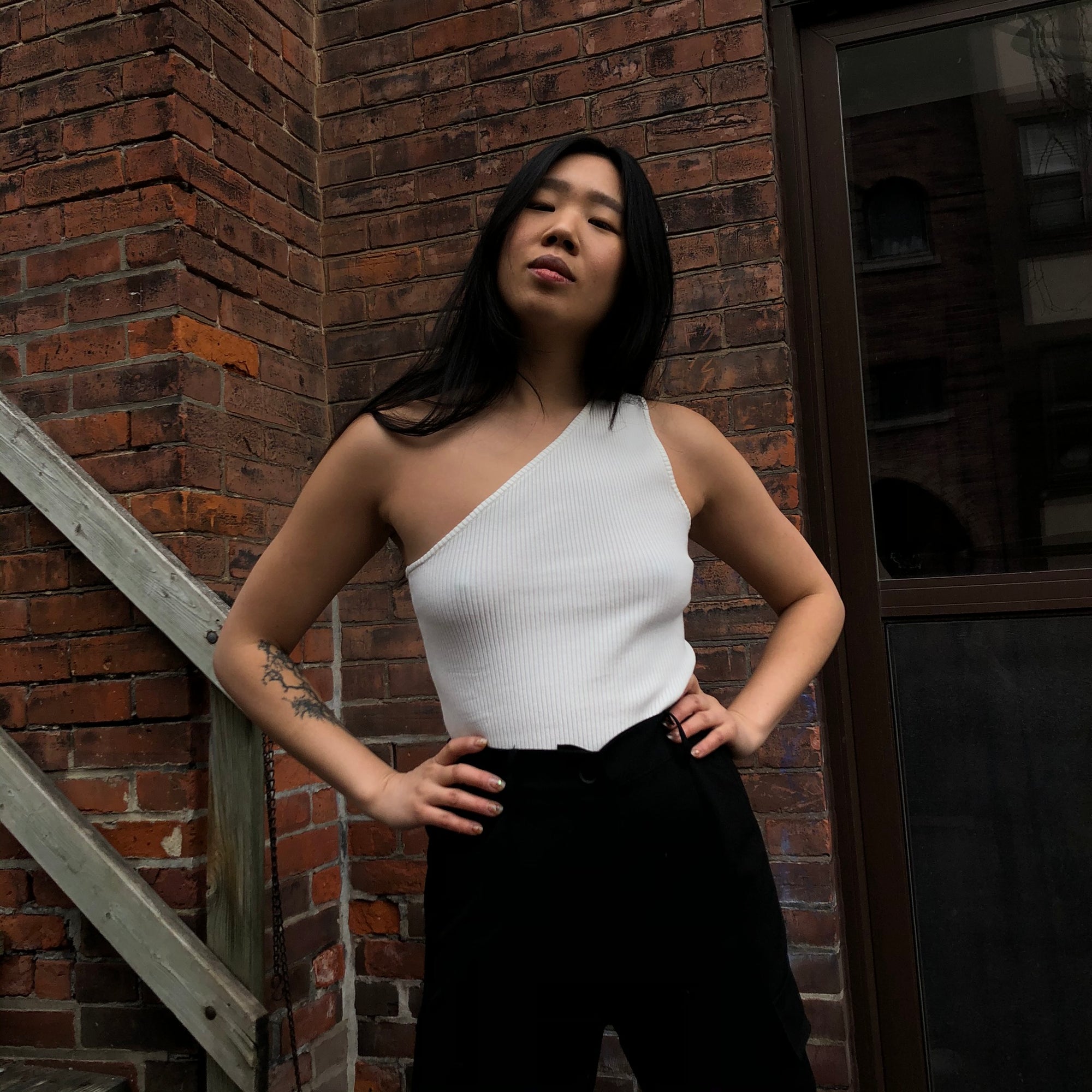 SCORPIO One Shoulder Tank