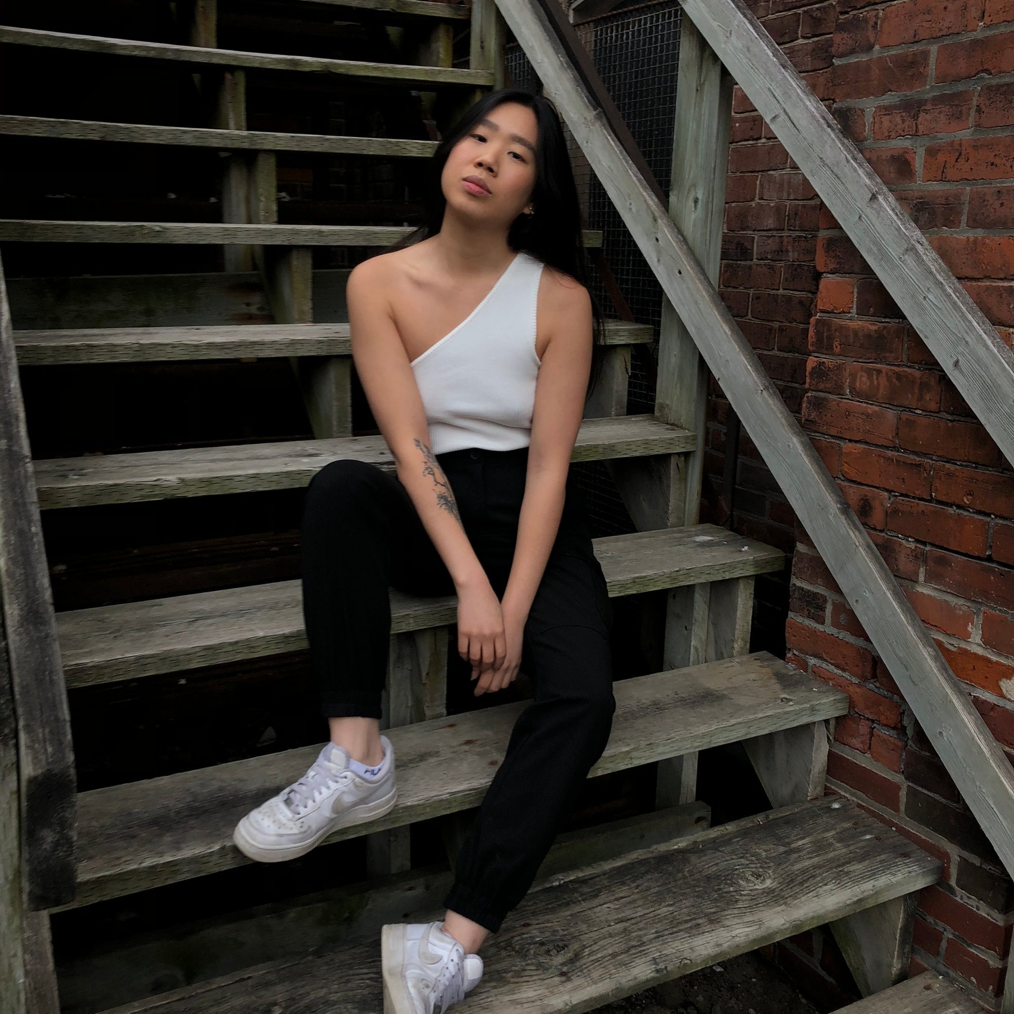 SCORPIO One Shoulder Tank