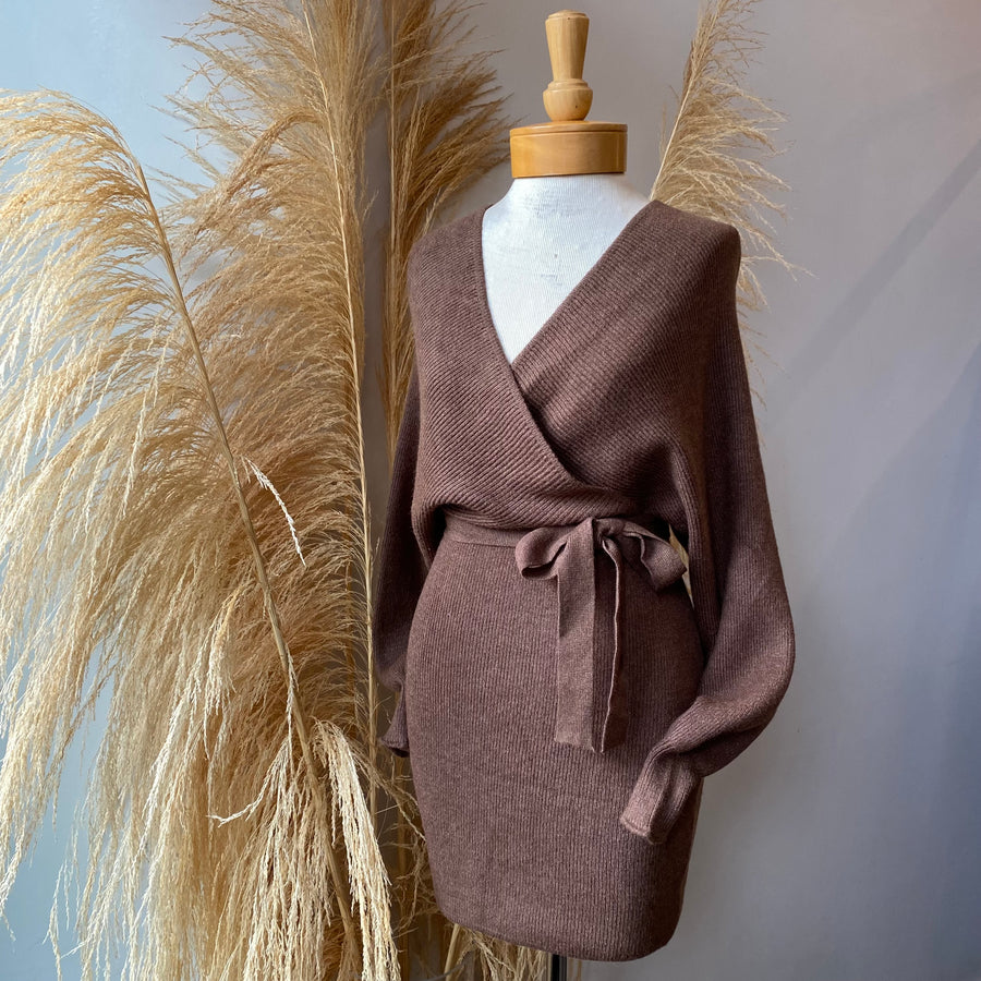 ENVY Knit Wrap Dress
