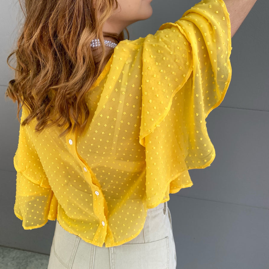 ESME Ruffle Sleeve Top