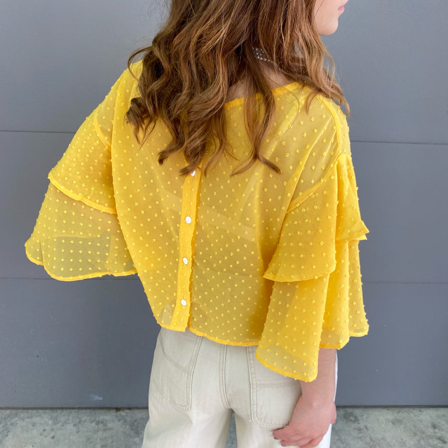 ESME Ruffle Sleeve Top
