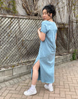 CATE Short Sleeve Maxi Dress