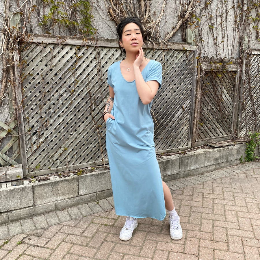 CATE Short Sleeve Maxi Dress