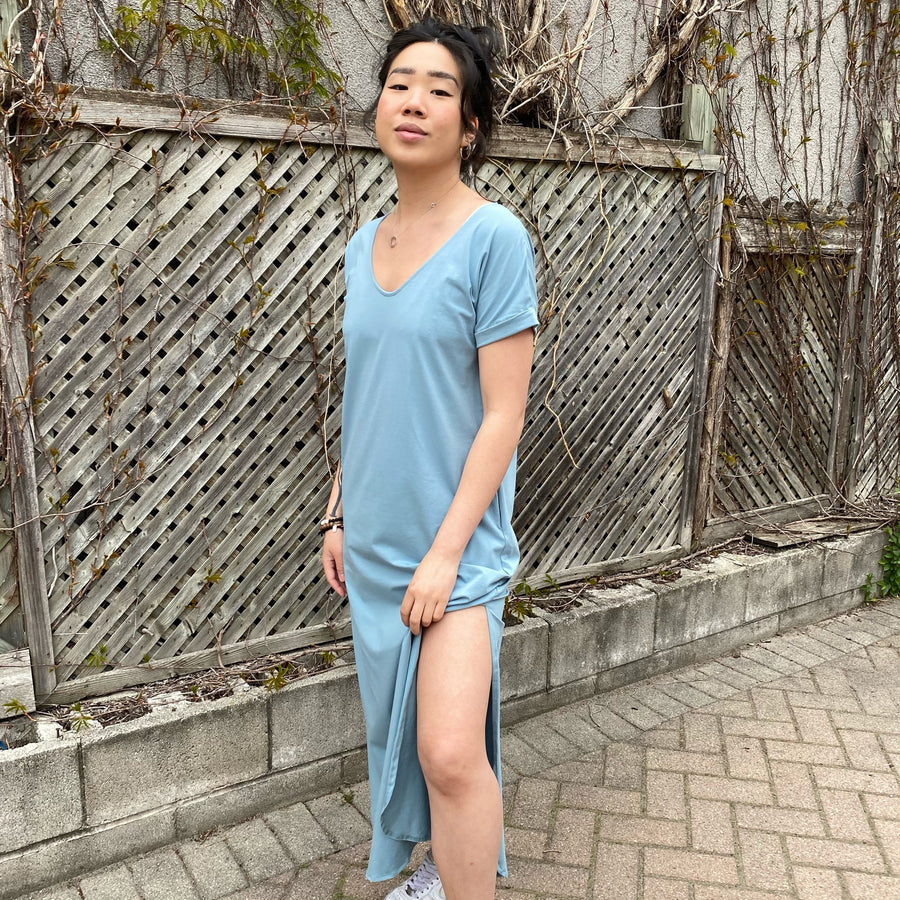 CATE Short Sleeve Maxi Dress