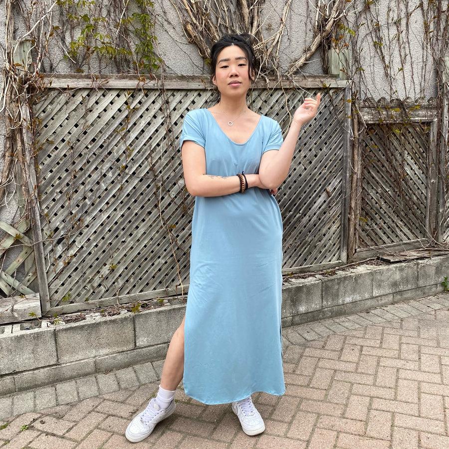 CATE Short Sleeve Maxi Dress