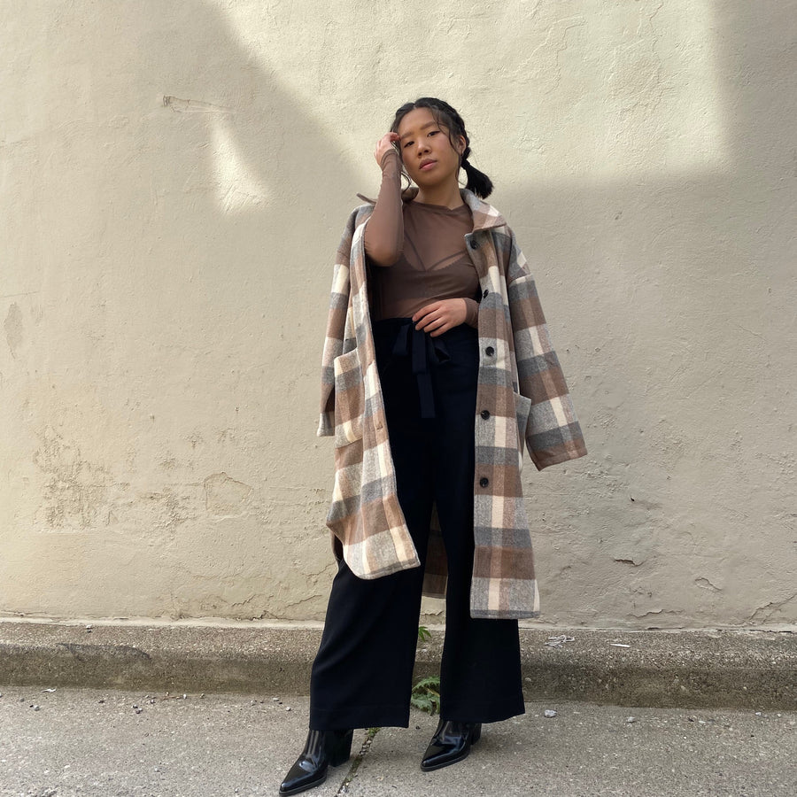 RONY Long Sleeve Mesh Top