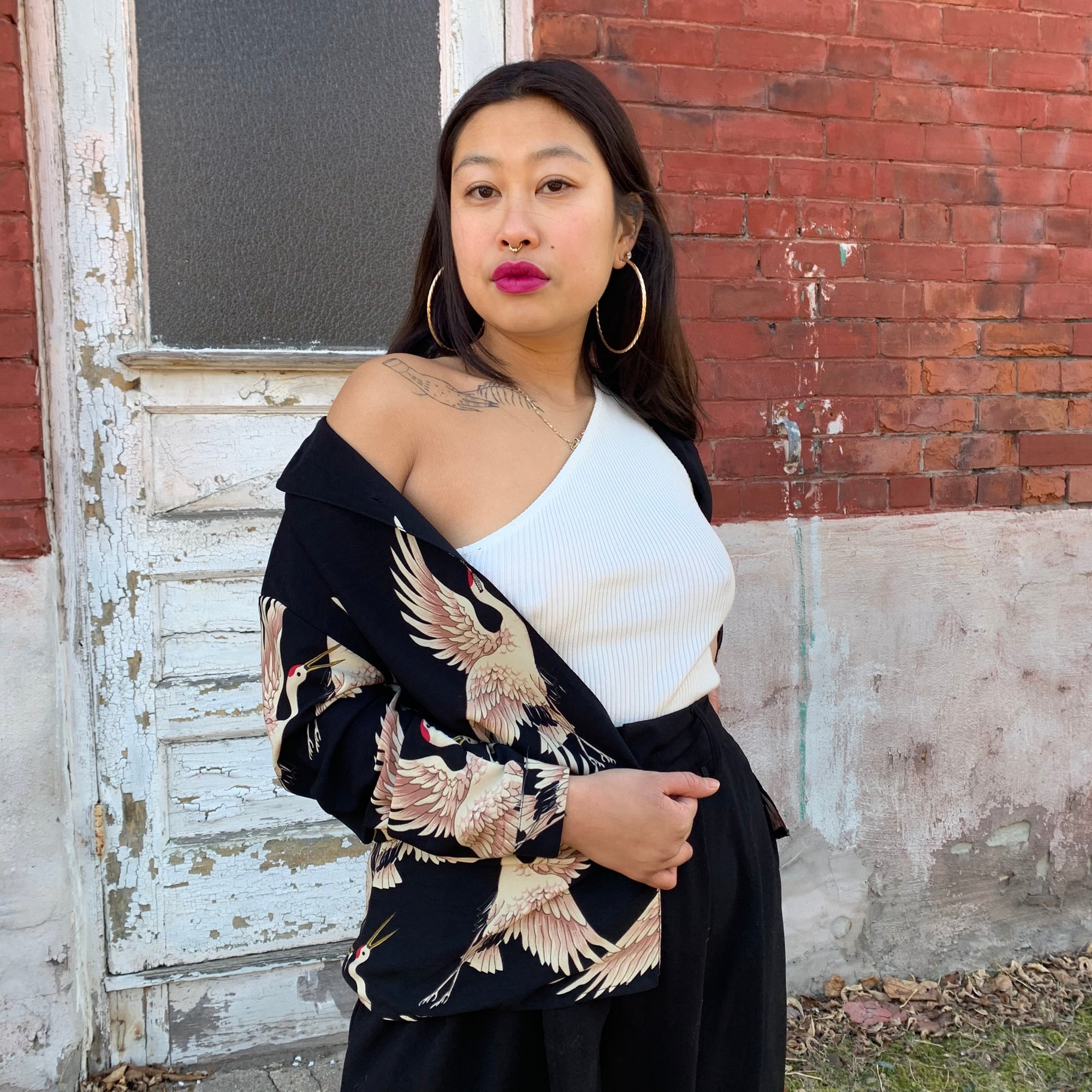SCORPIO One Shoulder Tank