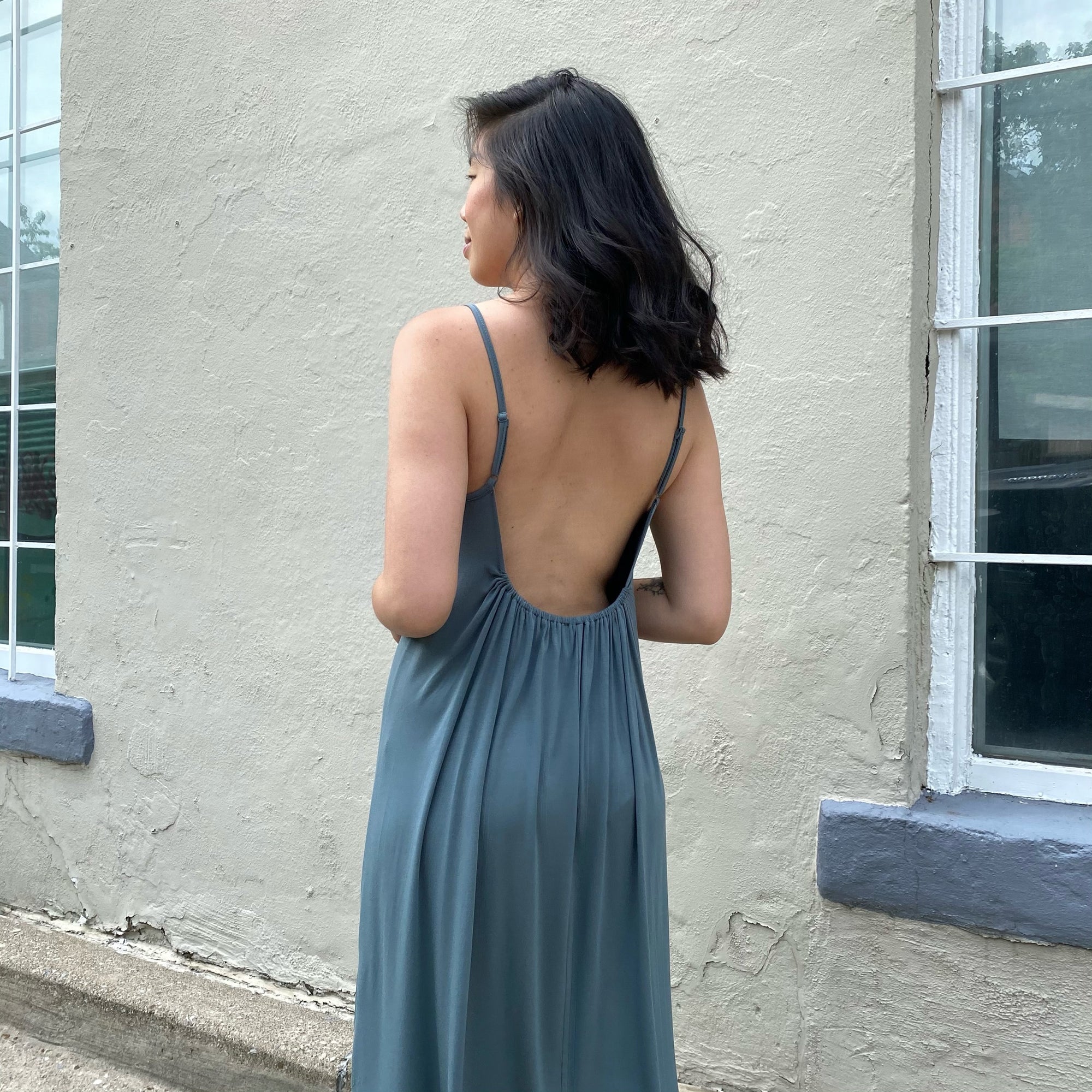 EBE Scoop Back Maxi Dress